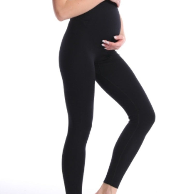 High Waist High Elastic Seamless Yoga Maternity Leggings