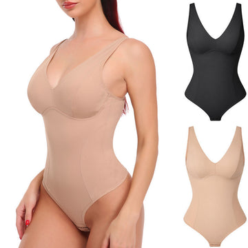 Elegant Women’s Body Shaper with Built-in Bra – Smooth & Slim Fit