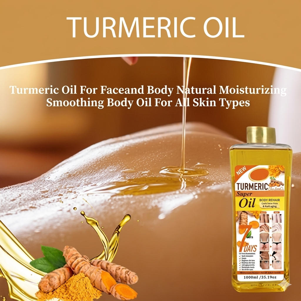 Turmeric Oil for Skin & Body – Recovery & Massage