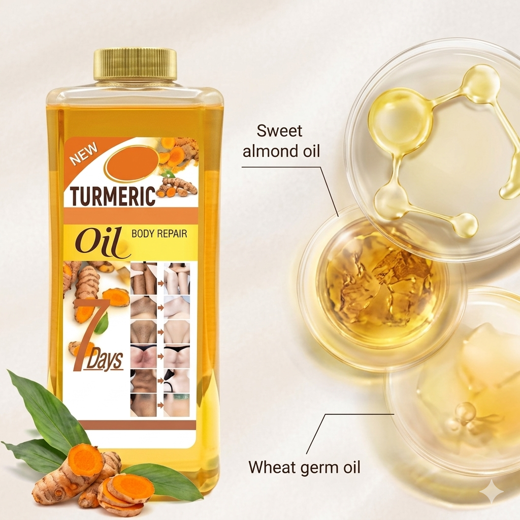 Turmeric Oil for Skin & Body – Recovery & Massage