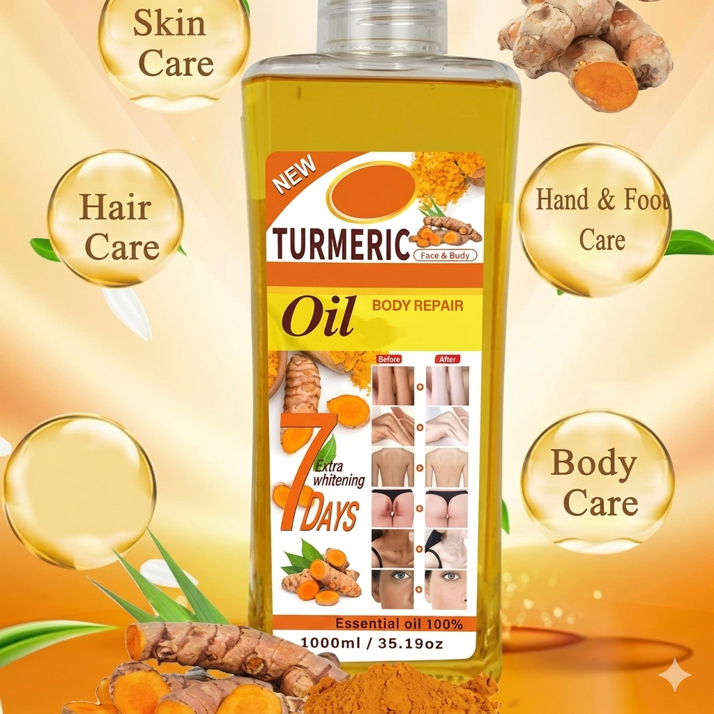 Turmeric Oil for Skin & Body – Recovery & Massage