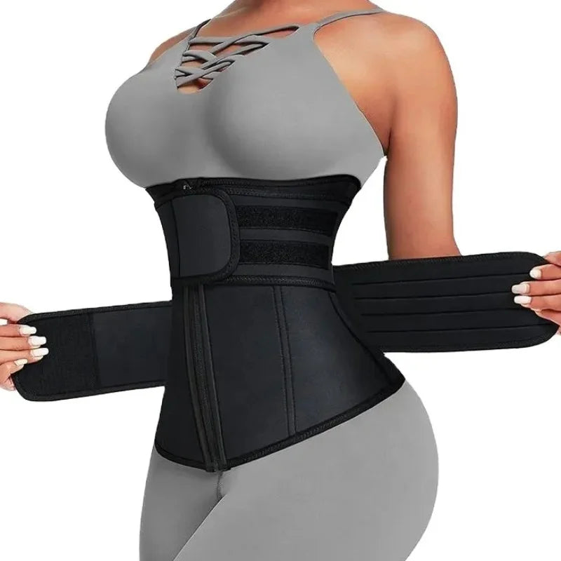 Double Belt Waist Trainer – Tummy Control & Back Support