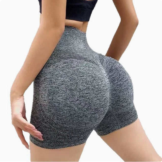 Seamless Butt Lifting Yoga Shorts – Women’s High Waist Gym Leggings