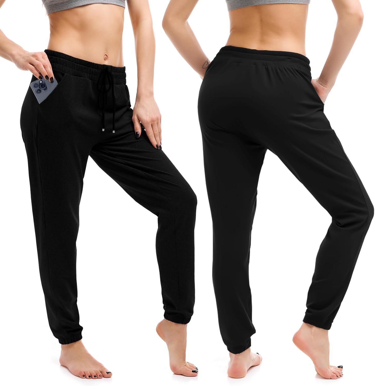 Women's Joggers with Pockets for Workout & Lounging