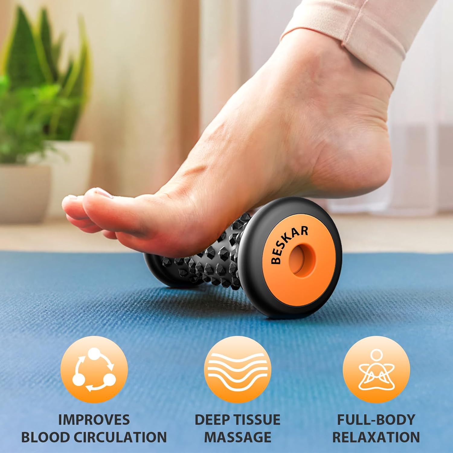 Foot Massager Roller for Plantar Fasciitis Relief