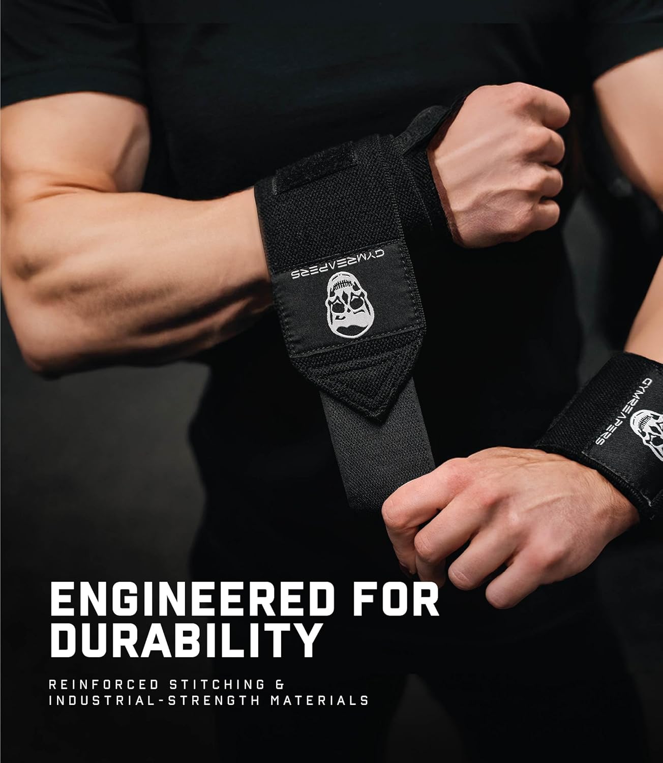 IPF Approved Professional Weightlifting Wrist Wraps (18")