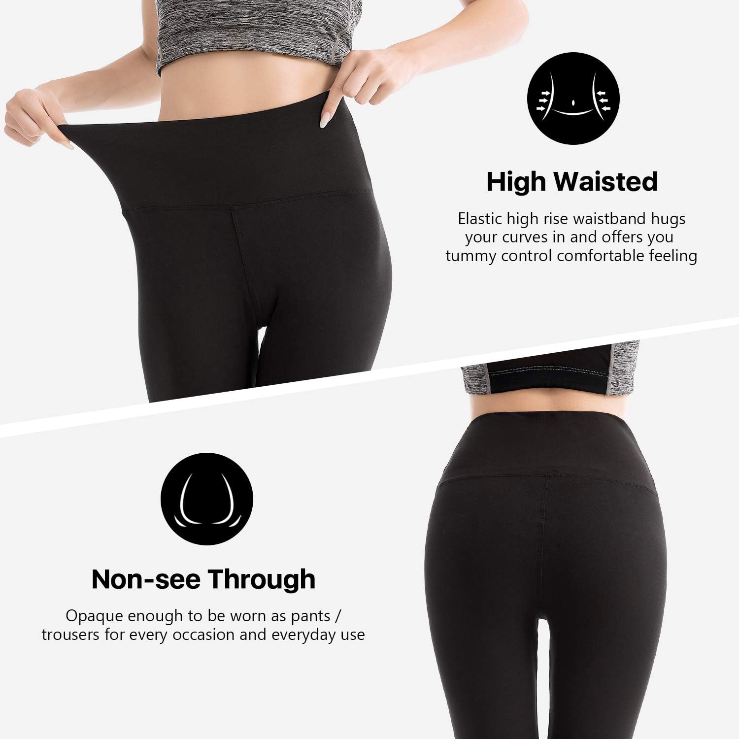 High Waisted Buttery Soft Leggings - Squat Proof Yoga Pants