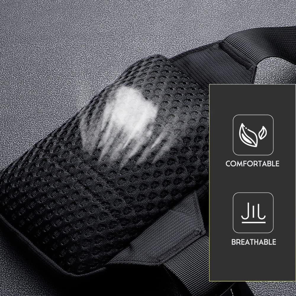 Black mesh sleeve with breathable feature and JIL branding on a gray background