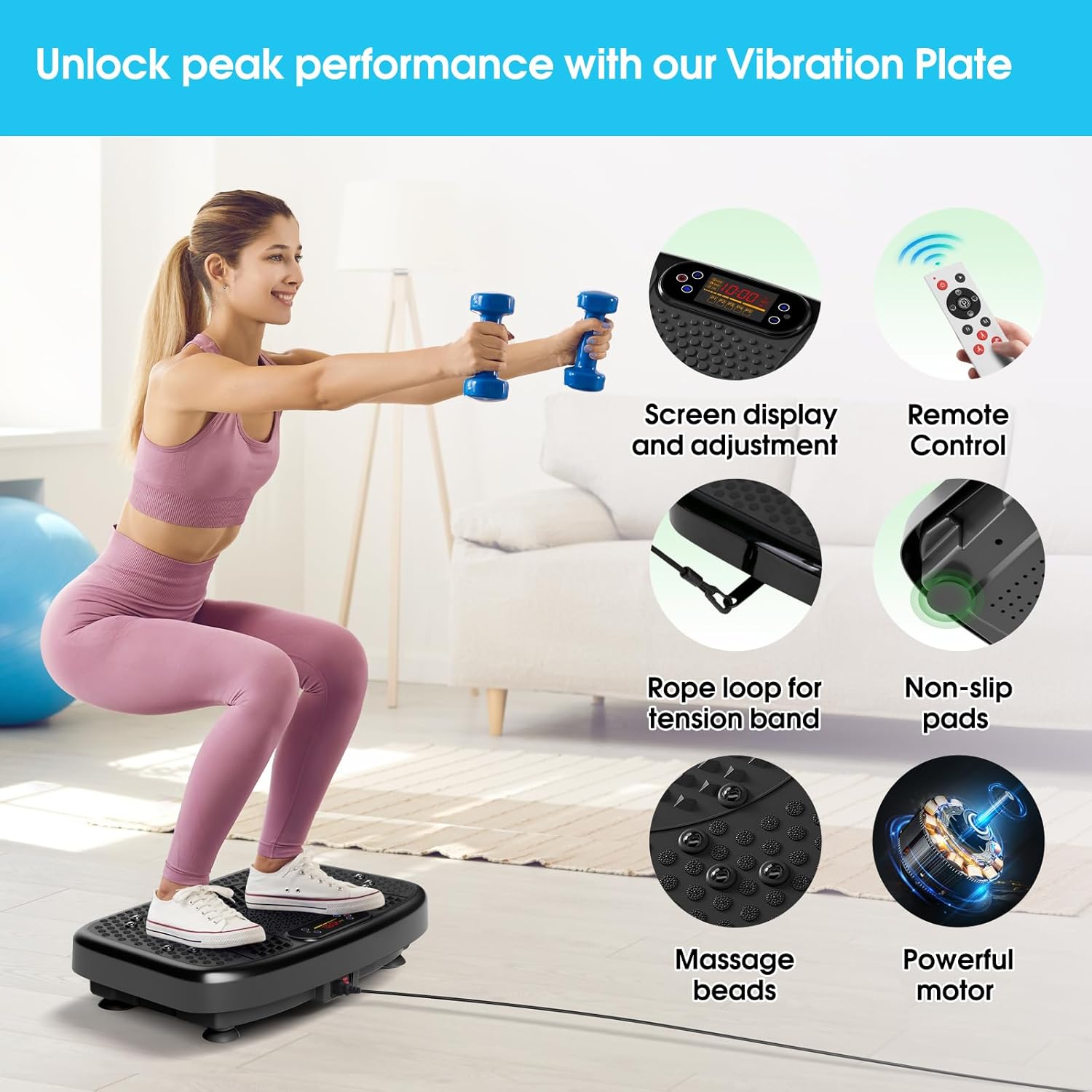 Vibration Plate for Lymphatic Drainage
