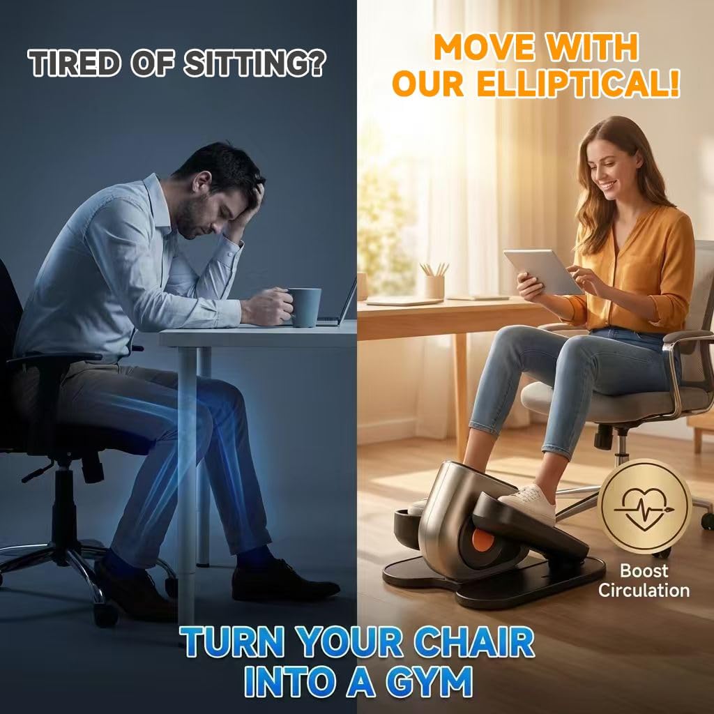 Electric Under Desk Elliptical for Seniors