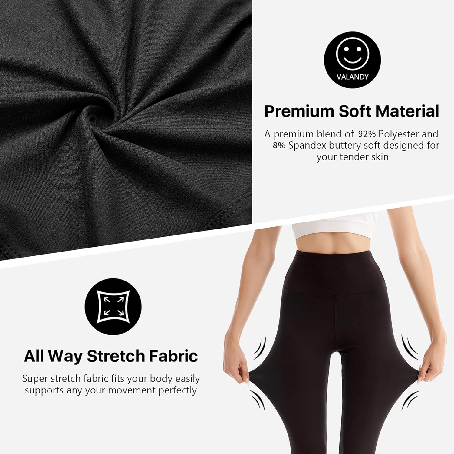 High Waisted Buttery Soft Leggings - Squat Proof Yoga Pants