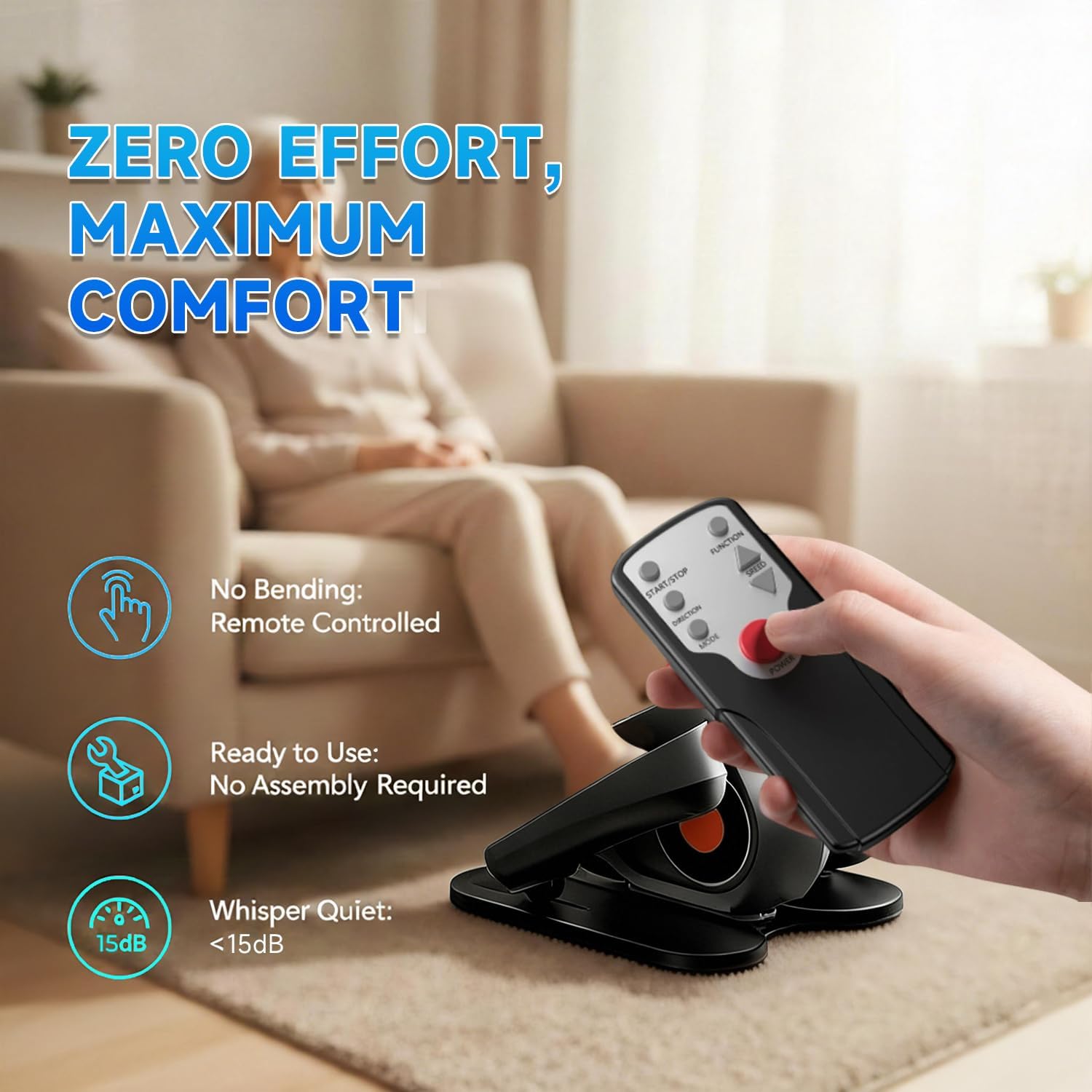 Electric Under Desk Elliptical for Seniors