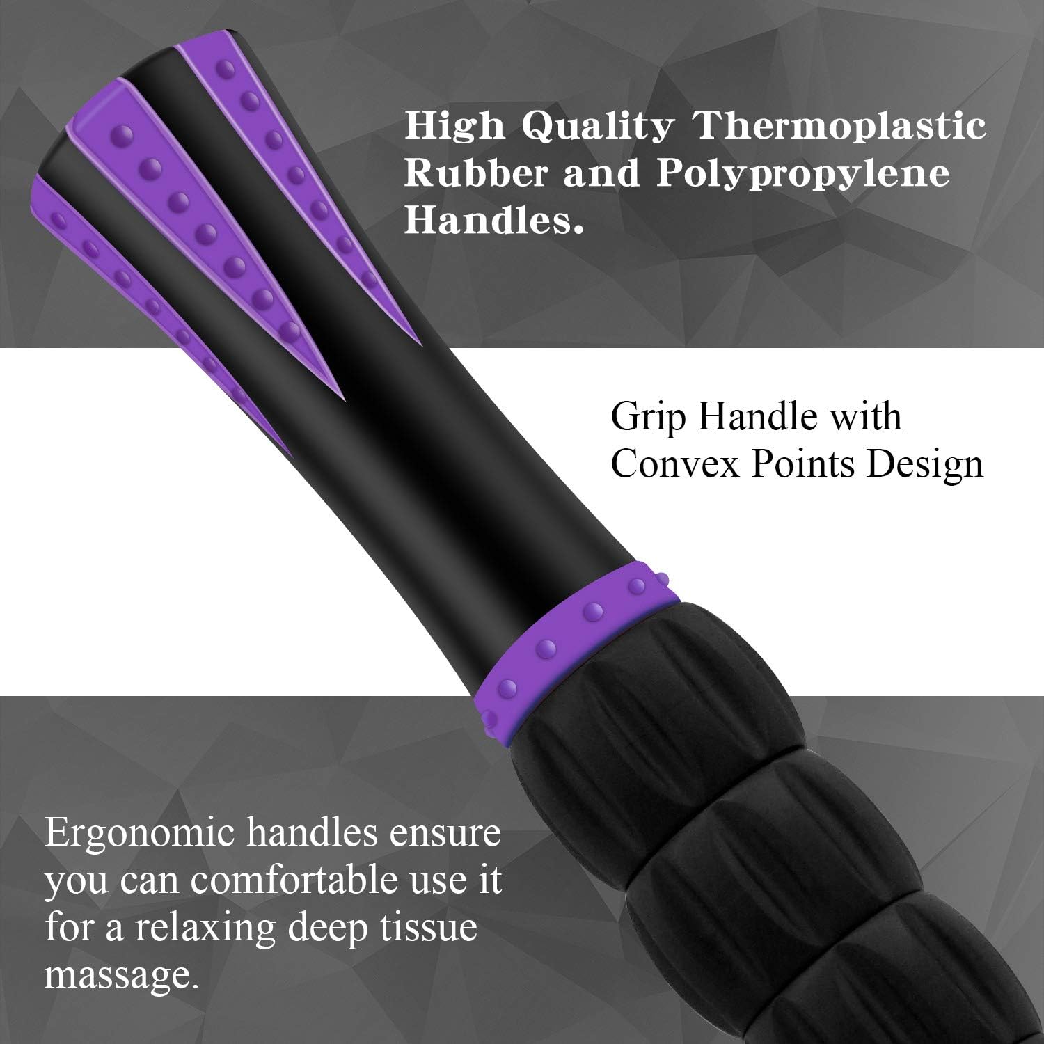 Deep Tissue Muscle Roller for Lymphatic Drainage