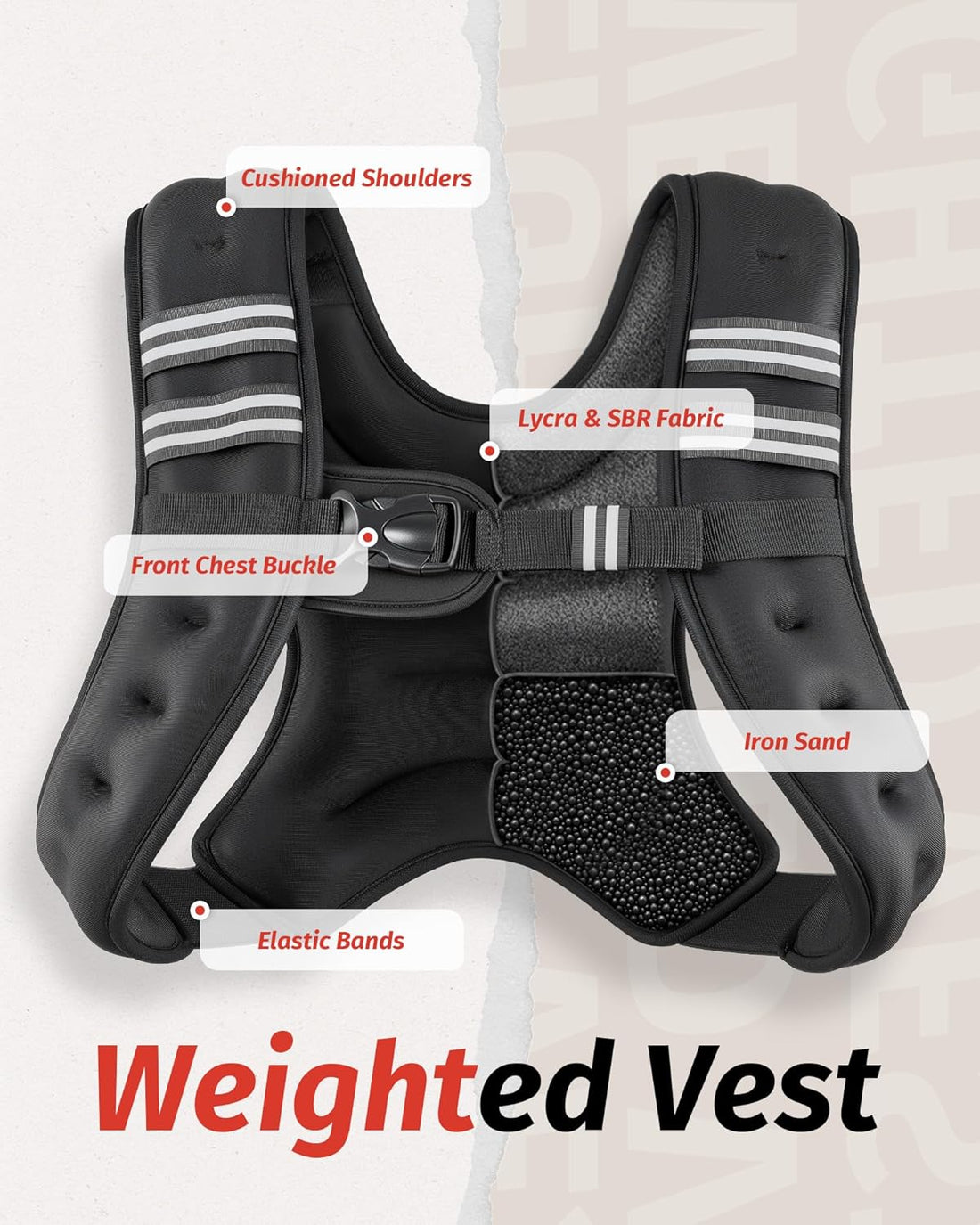 Weighted Vest for Running, Strength Training & HIIT