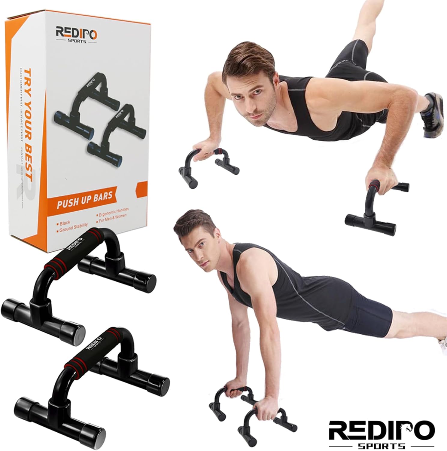 Deep Stretch Push Up Handles