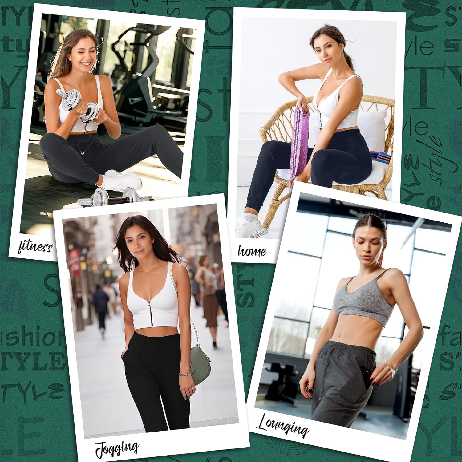 Women's Joggers with Pockets for Workout & Lounging