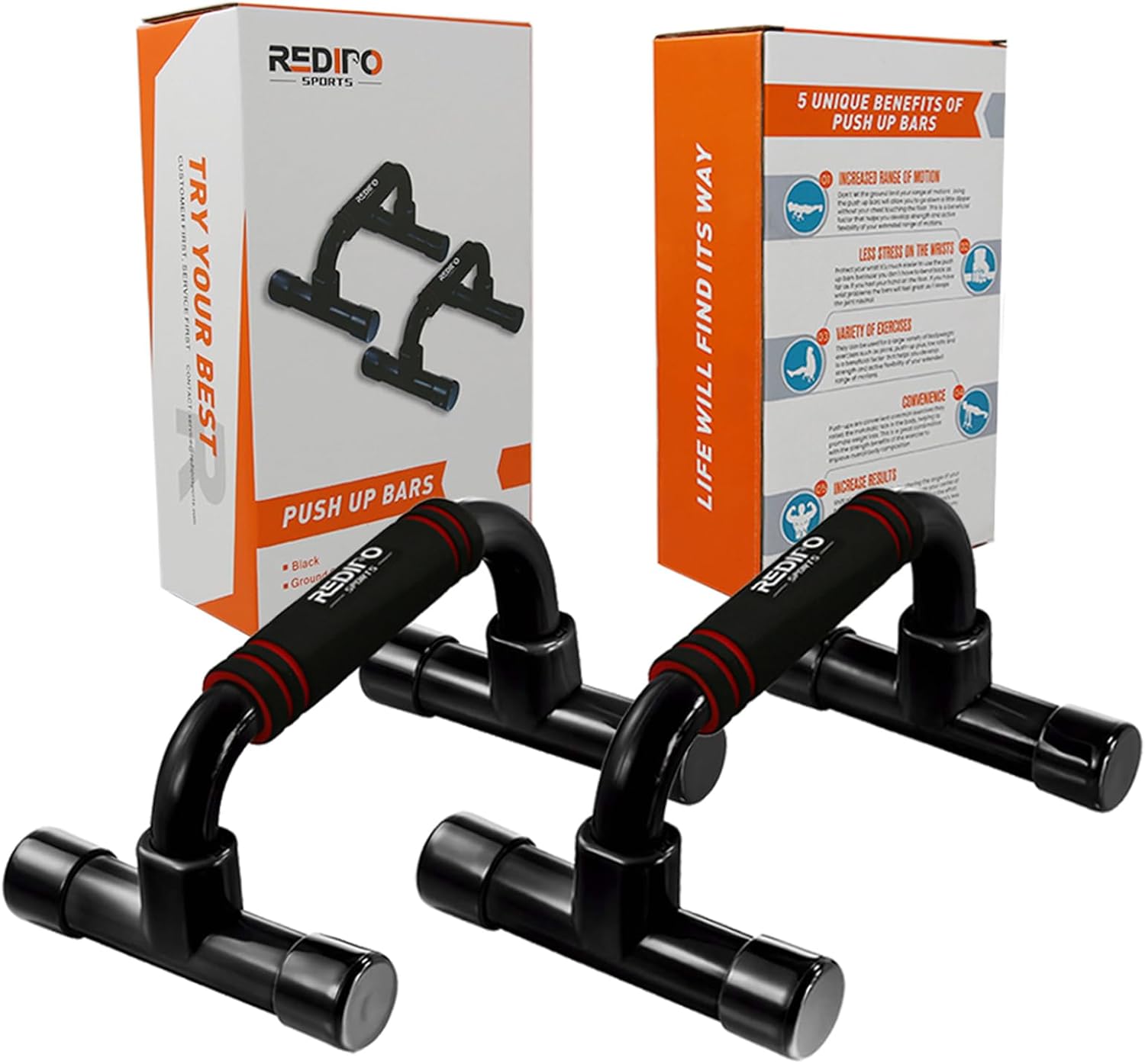 Deep Stretch Push Up Handles